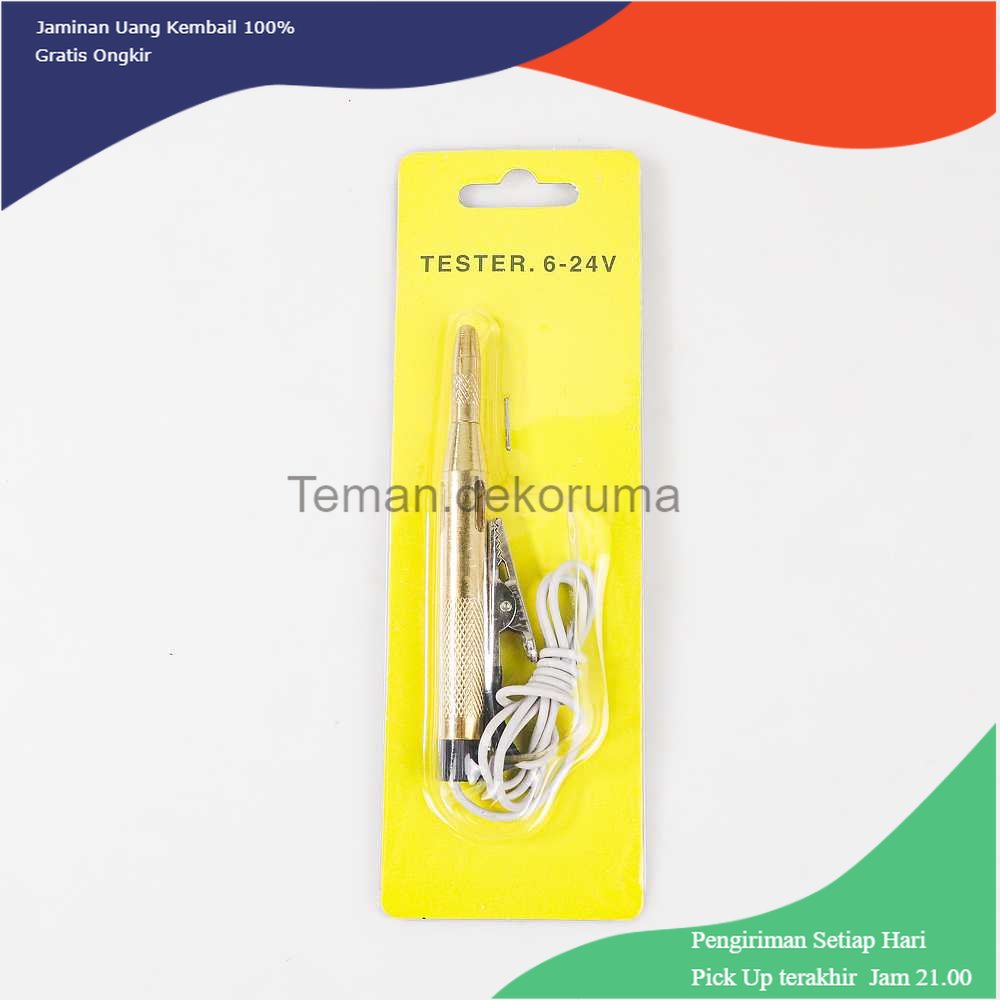 TD - PR2 RHCARTOOL Test Pen Deteksi Arus Listrik Spark DC 6 V - 24 V - ET610