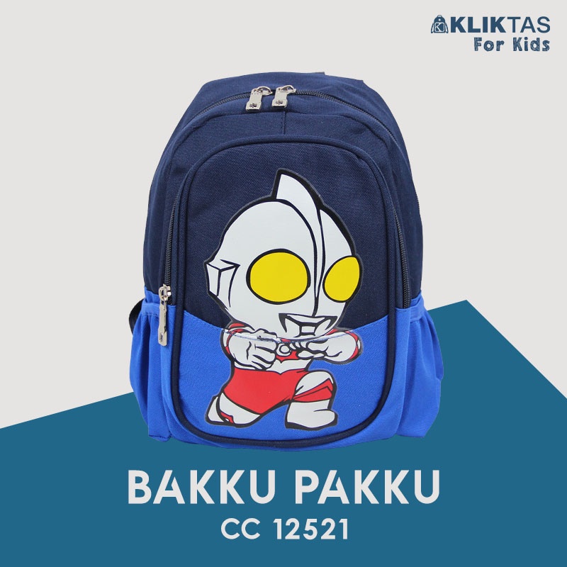 [KLIKTAS] Tas Sekolah Anak Laki Ransel Paud Kecil Balita Import Backpack Bakku Pakku 12521