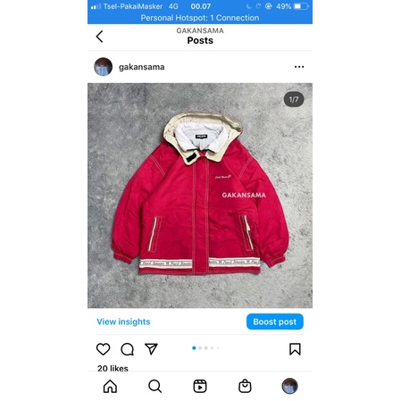 jaket vintage Point square authentic