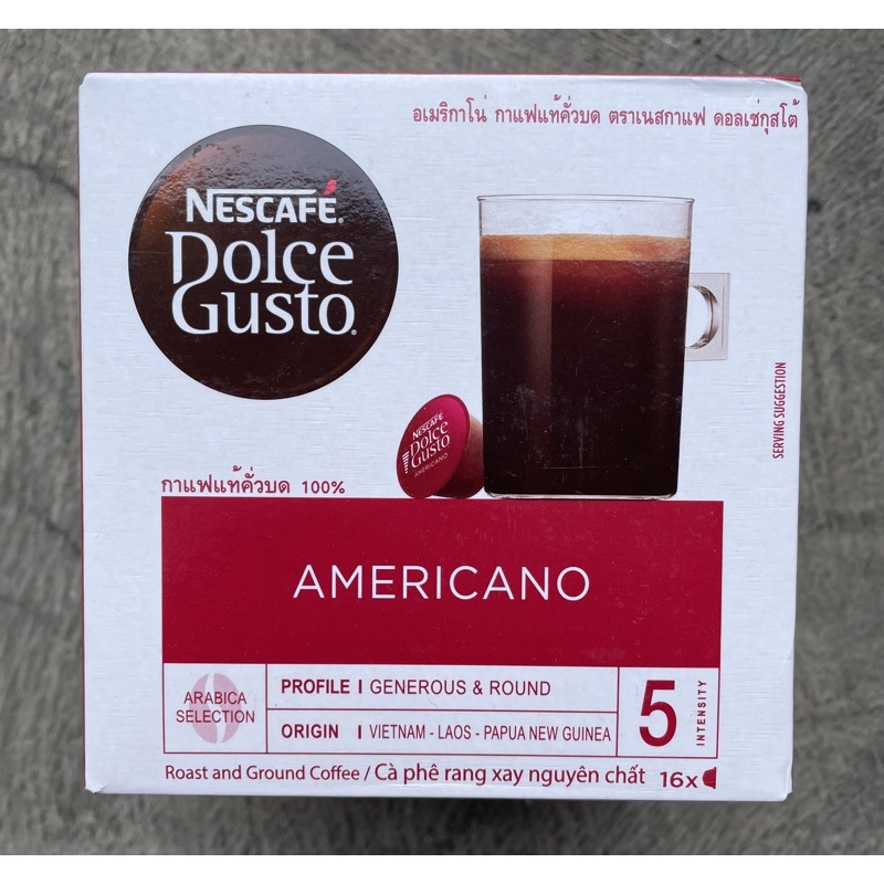 

Nescafe Dolce Gusto Americano Impor 16 Capsule Coffee Kopi Kapsul