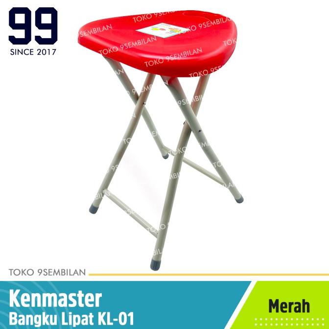 Kenmaster KL-01 Kursi Tongkat Lipat Portable - Bangku Lipat stock ready