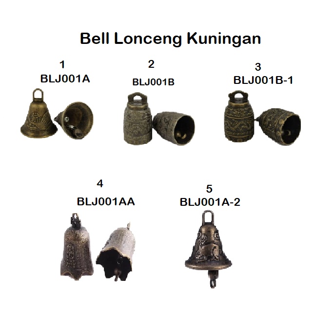 Lonceng Bell Kuningan Gambar Malaikat &amp; Naga Harga/Pc