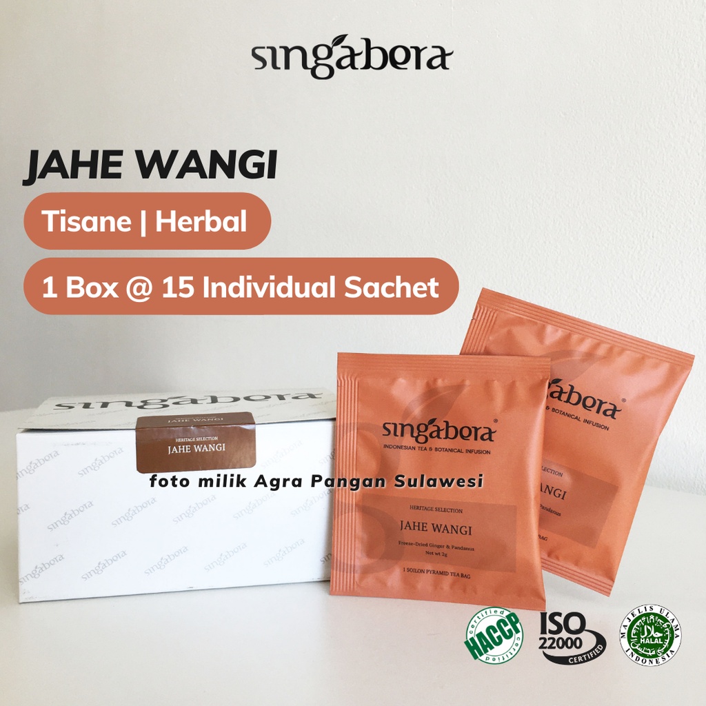 

Teh Wedang Intra JAHE WANGI Singabera Emprit Ginger Tea Tisane Herbal