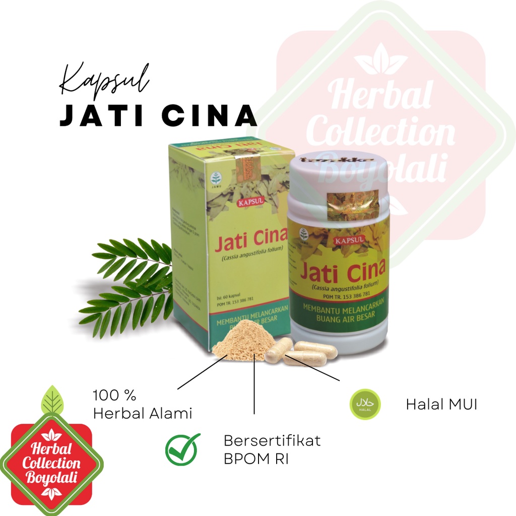 Suplemen Obat herbal alami untuk melancarkan Beabe dengan kapsul Herbal Jati Cina Tazakka Halal BPOM