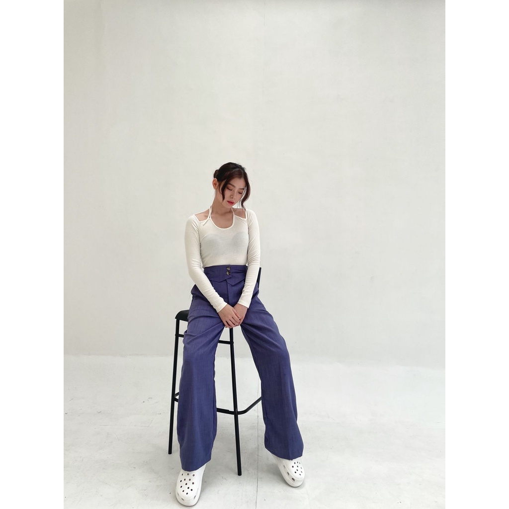 POTTIE - Nicola Cullotes Pants - Long Culottes High Waist