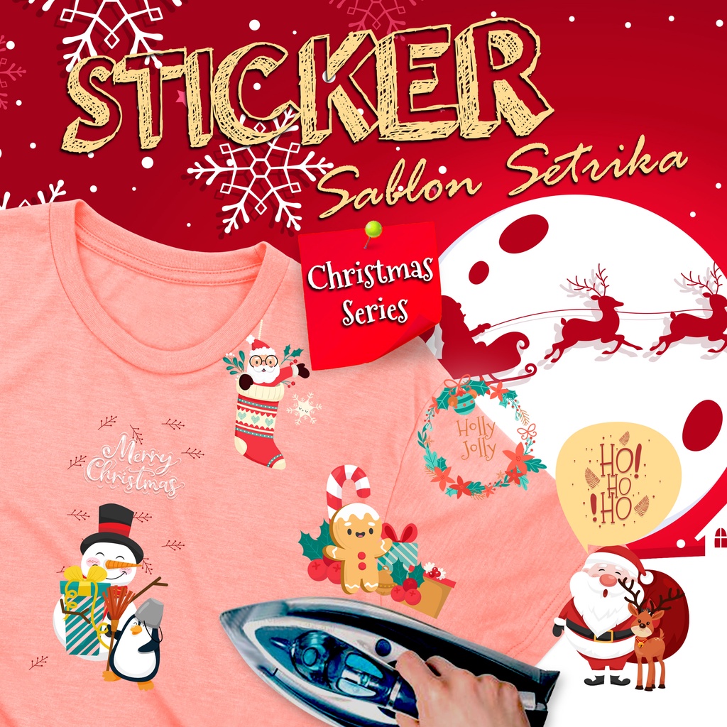 STICKER CHRISTMAS KAOS ANAK LUCU STICKER SABLON KAOS NATAL STICKER MERRY CHRISTMAS STIKER SANTA STICKER HOLLY JOLLY STIKER PRAKARYA STIKER GOSOK STICKER SETRIKA MURAH STIKER SEKOLAH STICKER BAJU MURAH STICKER POHON NATAL STIKER TAS STIKER CELANA MURAH