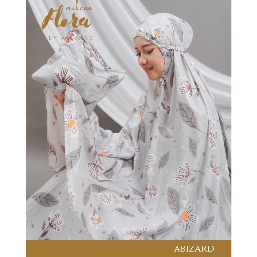 Abizard Mukena Rayon Dewasa FLORA Ukuran Standart