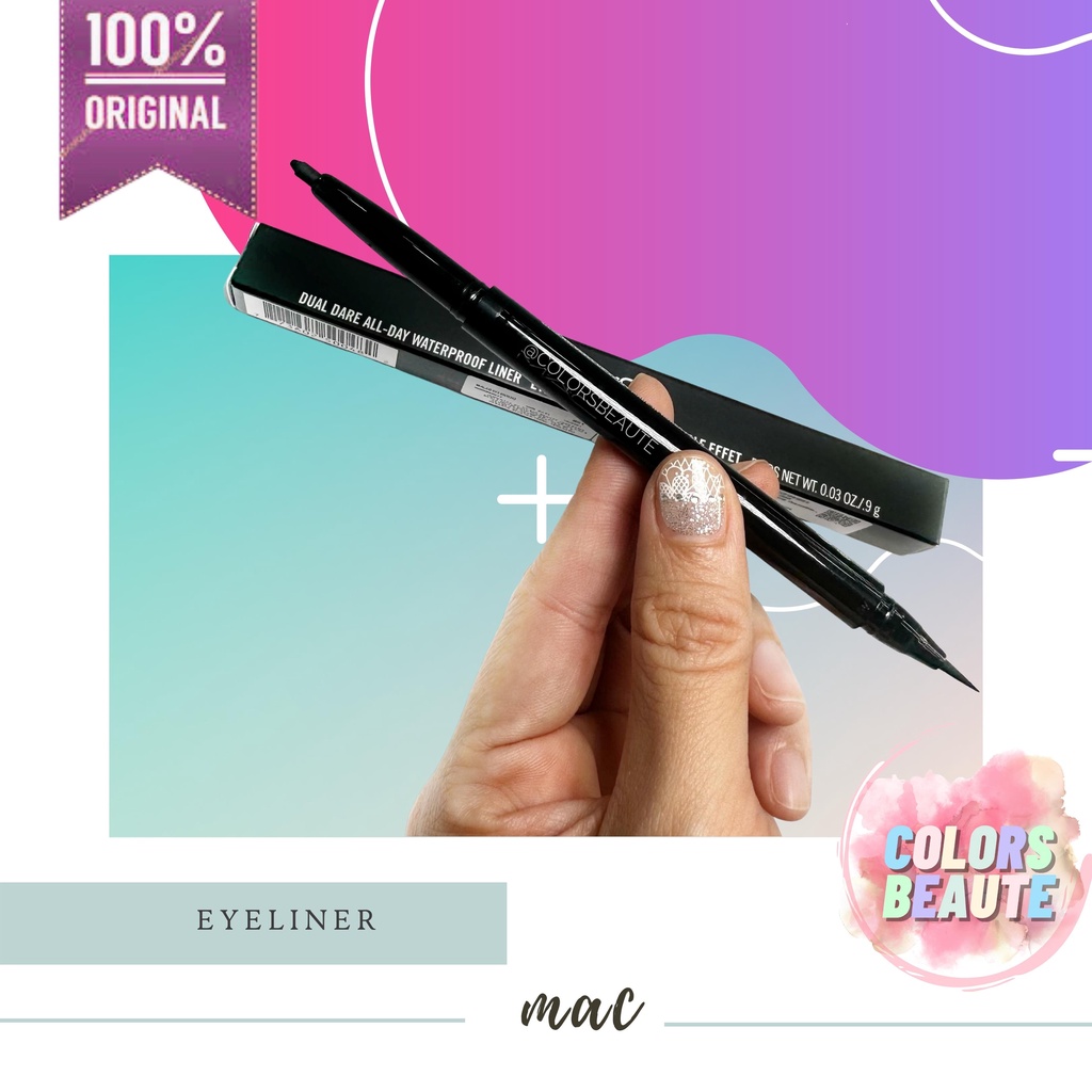 MAC DUAL DARE ALL DAY WATERPROFF EYELINER