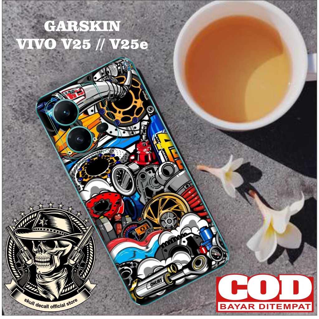 GARSKIN VIVO V25E GARSKIN VIVO V25 5G SKIN MOTIF RACING ISI 2PCS