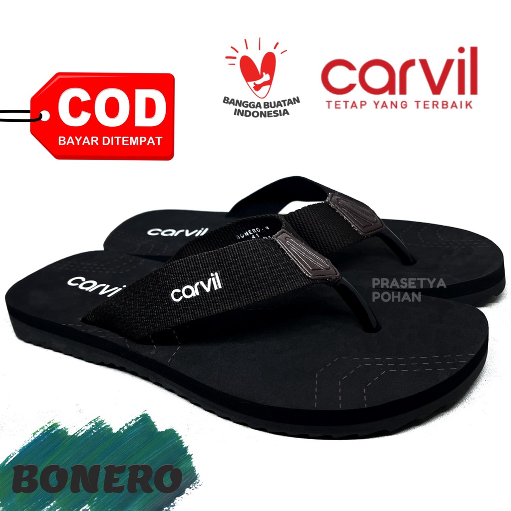 Sandal Pria Carvil Ukuran Besar 44 Original Anti Air - Sendal JUMBO