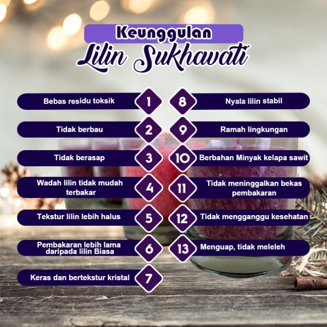 Lilin Doa Advent / Adven Natal / Lilin Misa Ungu + Pink Gelas Marble