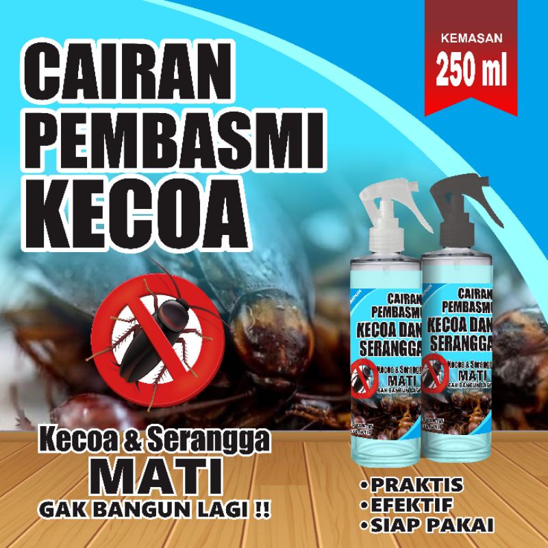 Cairan Pembasmi KECOA Dan SERANGGA Ampuh 100% kemasan spray 250 ml