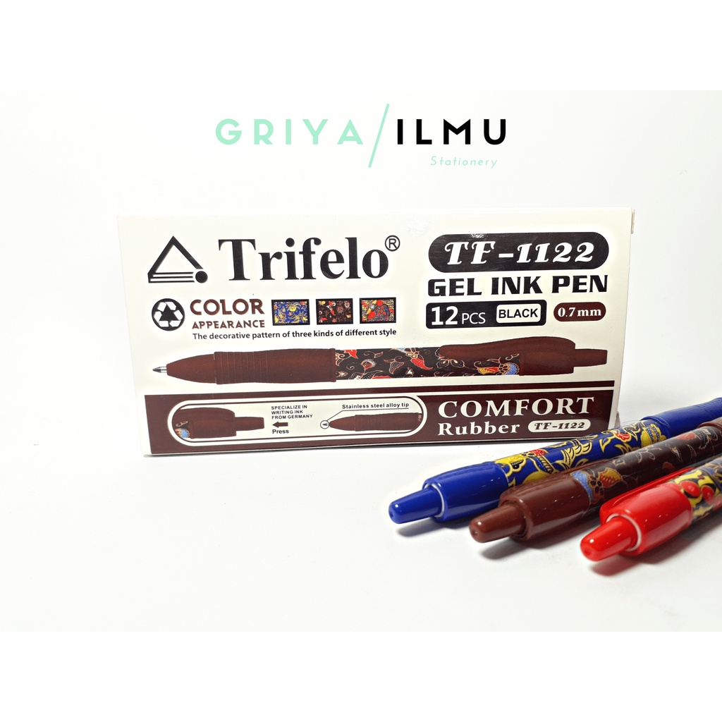 

Bolpoin Gel TRIFELO TF-1122 Black 0.7mm (0241413)