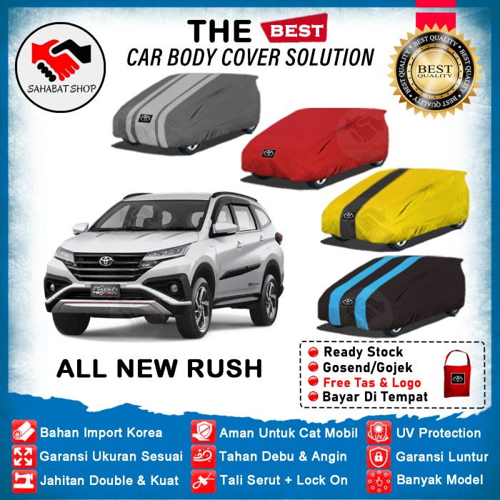 Cover Mobil ALL NEW RUSH TRD Sarung RUSH 2018 2019 2020 2021 Pelindung