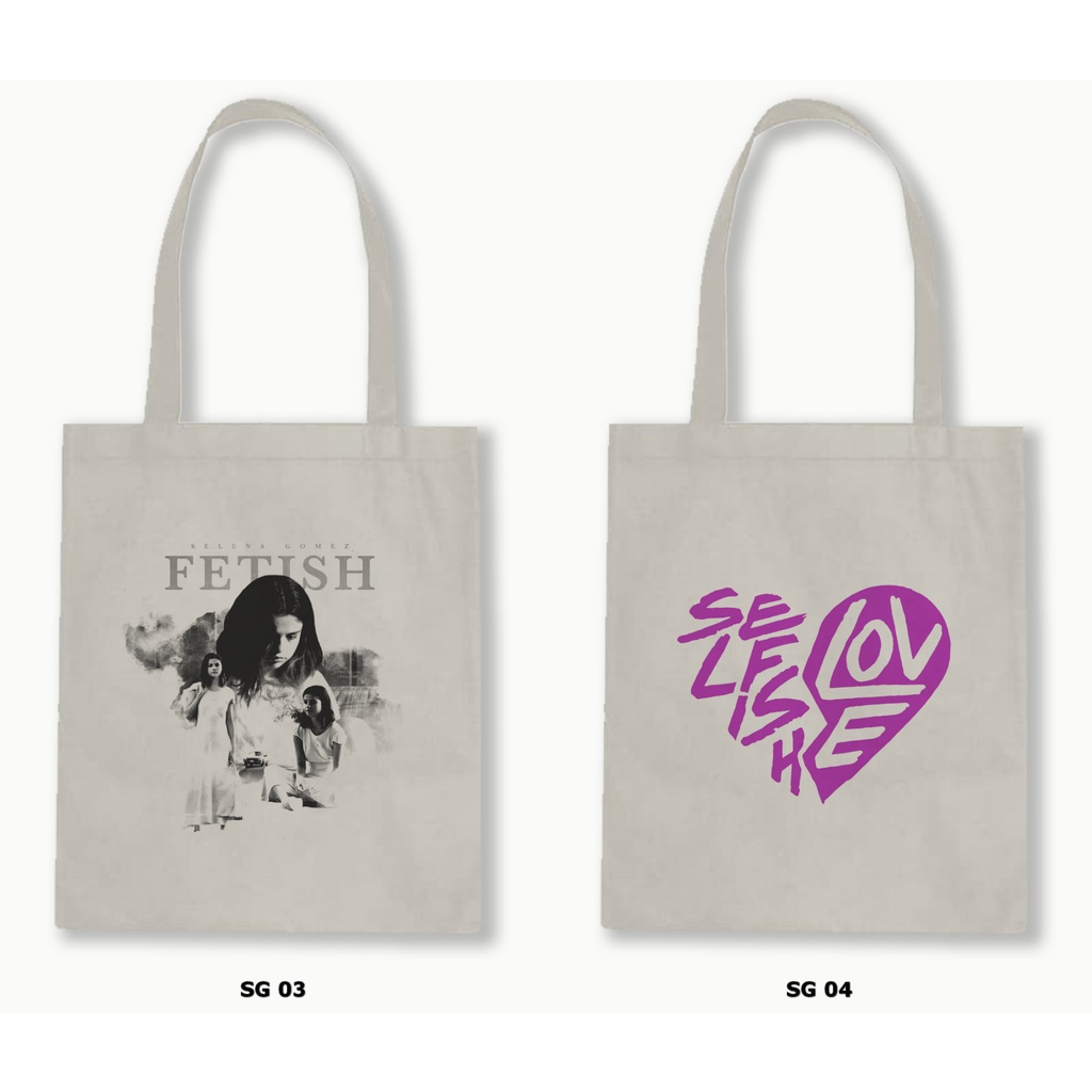 TOTE BAG BLACU  - SELENAGOMEZ