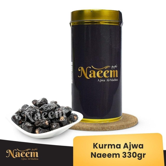 

Kurma Ajwa Al-Madinah Premium 330 gr NAEEM Qurma Nabi Eksklusif