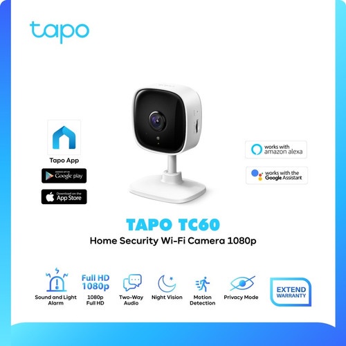 TPLink Tapo TC60 Home Security Wi-Fi Camera N