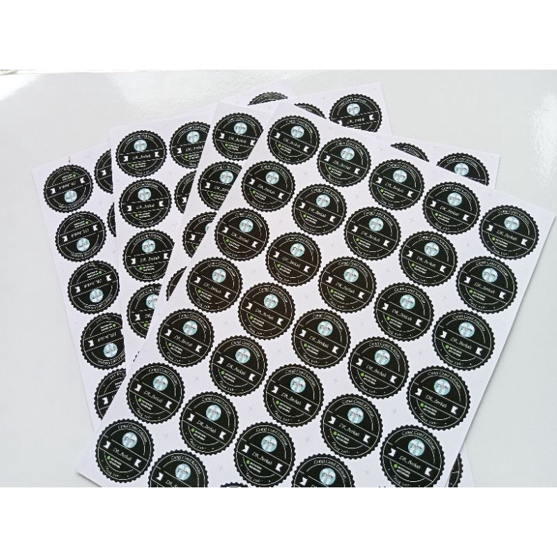 

Stiker label kemasan ukuran a4