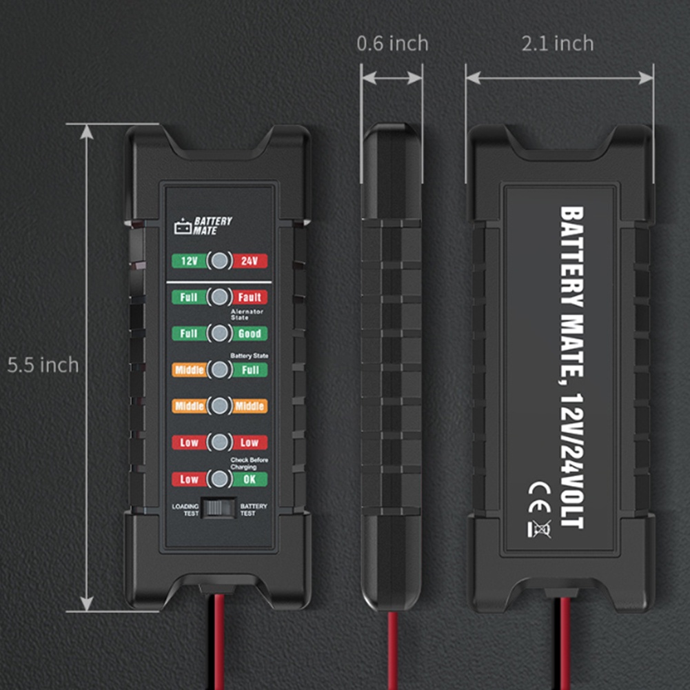 ANCEL BM310 &amp; BM410 Battery Mate 12V &amp; 24V Digital Car Battery Tester Car Battery Test Car Battery Analyzer Alternator Automotive Battery Checker Car Battery Testing Tool Motorcycle Battery Tester Truck Battery Tester OBD 2 Diagnostic Tool