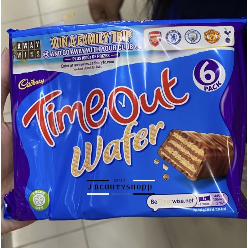 

cadburry Time out Wafer 6pack