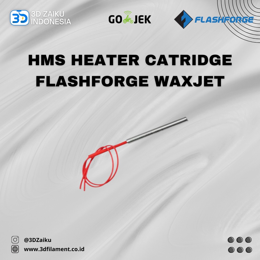 Original Flashforge Waxjet HMS Heater Catridge Heating Rod