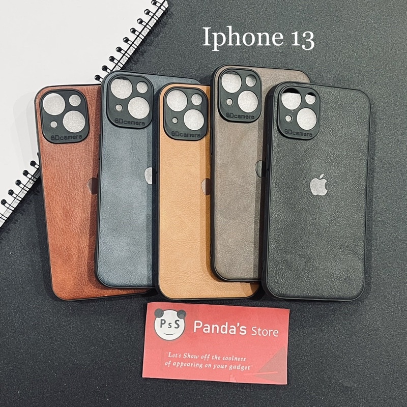 Leather Case Iphone 13, 13 Pro, 13 Pro Max Softcase Kulit Elegan Casing Slim Fit