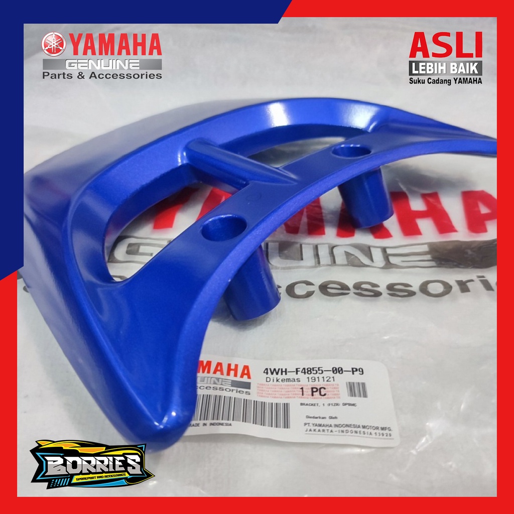 Besi Behel Begel Belakang Jok Sadel Yamaha F1ZR FIZR F1Z FIZ R Biru DPBMC Original YGP 4WH-F4855-00-