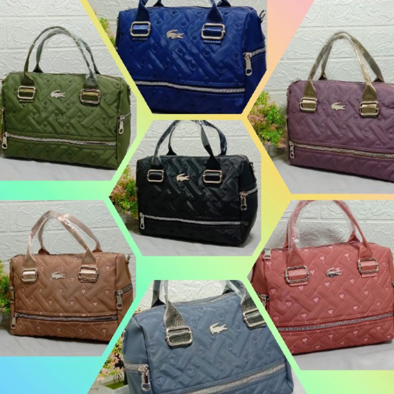 Tas Selempang wanita Speedy tabung kokola bordir sling bag style korea