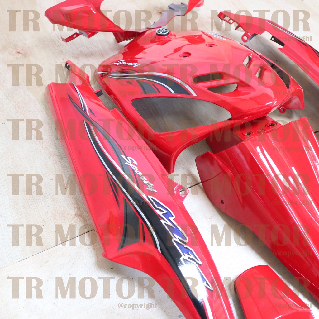 Body Mio Sporty Full Set 2005 Merah Body Halus Mio Sporty Mio Lama