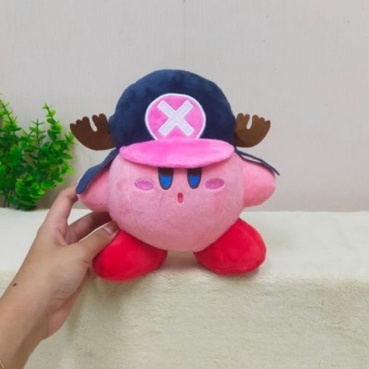 Boneka Kirby Topi Size 8&quot;/21cm/boneka kuromi/boneka cinamorol/boneka karakter/boneka anak lucu/