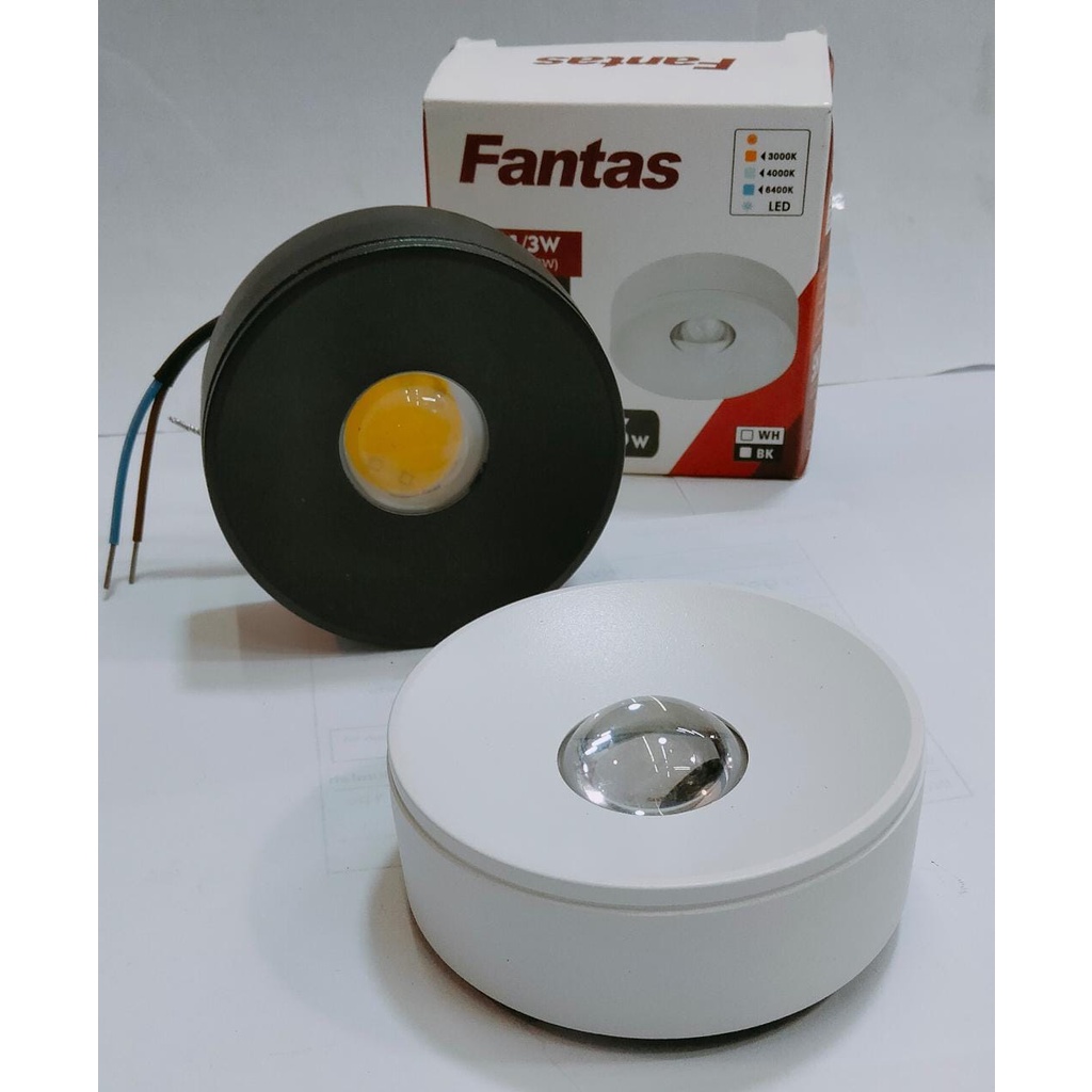lampu led downlight cob 3w fantas lampu outbow BULAT / LAMPU LED CABINET / LAMPU DOWNLIGHT OUTBOW