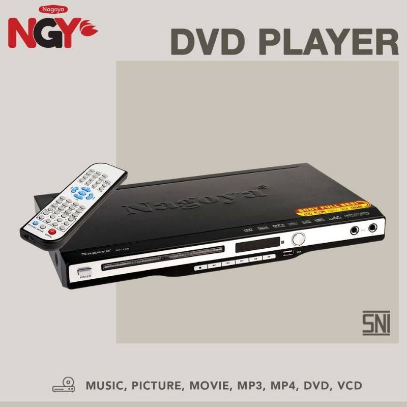 DVD PLAYER NAGOYA KARAOKE BODY FULL BESI USB RIPPING NADA BISA DIATUR NAIK TURUN 6 DB TERMURAH ORI
