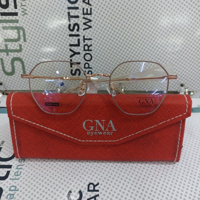 FRAME GNA TITANIUM BRAND ORI MODEL OCTAGON PRIA DAN WANITA
