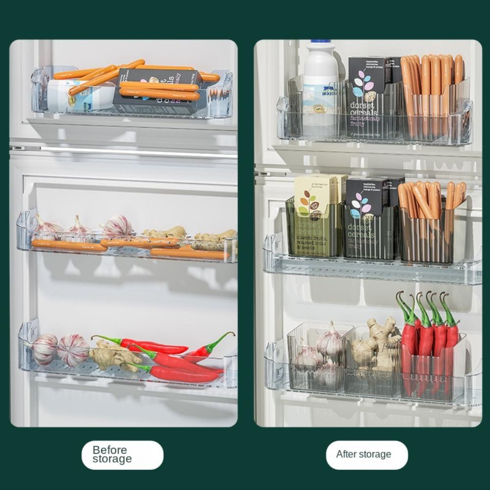 Chookyy Kulkas Organizer Kitchen Gadget Sayur Buah Bumbu Organizer Rak Penyimpanan Makanan Bumbu Box