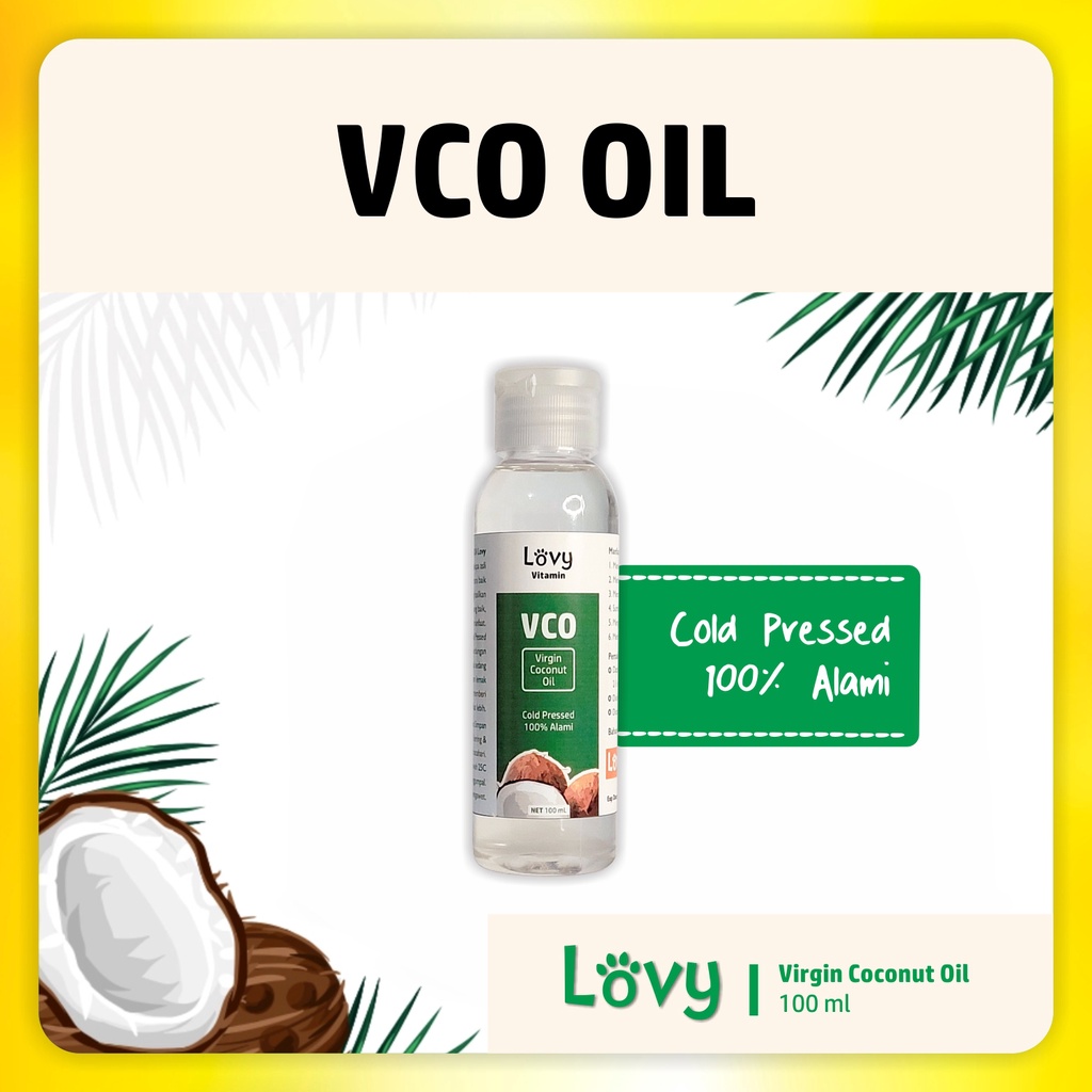 VCO Obat Jamur Scabies Kucing Anjing Perawatan Bulu Virgin Coconut Oil | MInyak VCO 100 ml