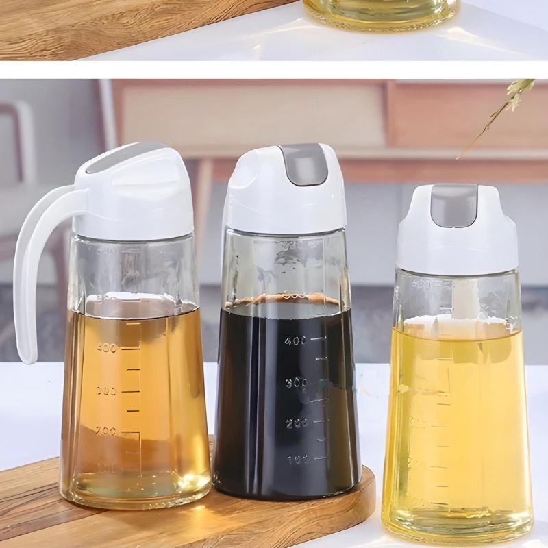 BOTOL TEMPAT MINYAK KECAP SERBAGUNA 650Ml BAHAN KACA