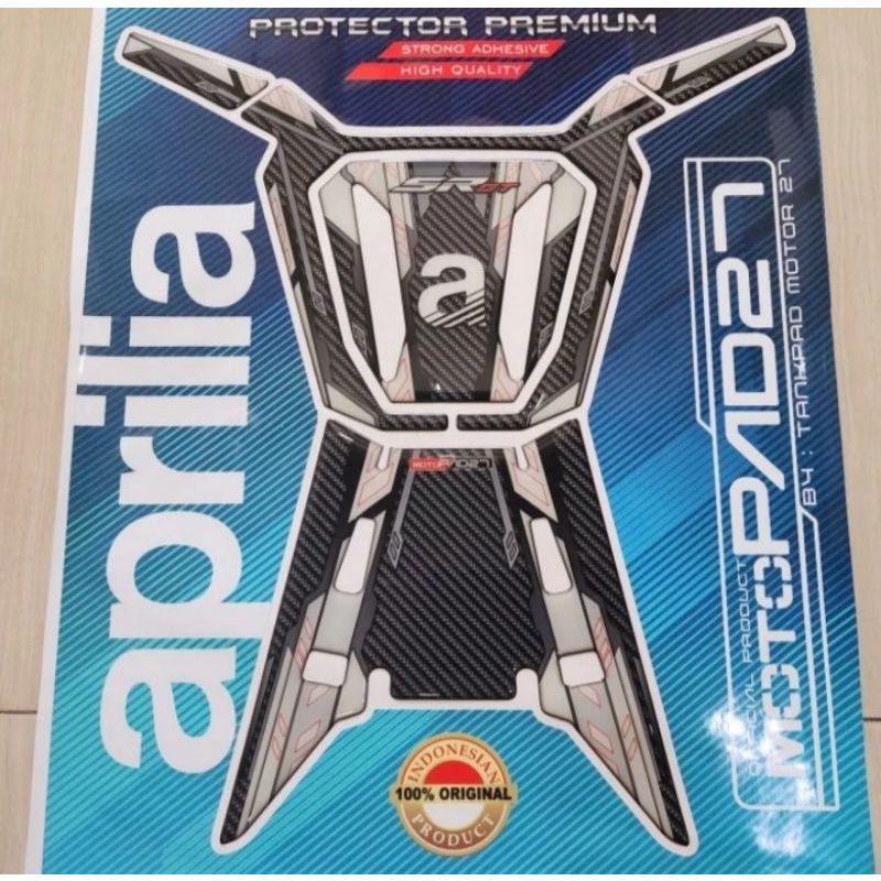 Stiker deck pad Aprilia sticker Tankpad resin premium APRILIA SR-GT200