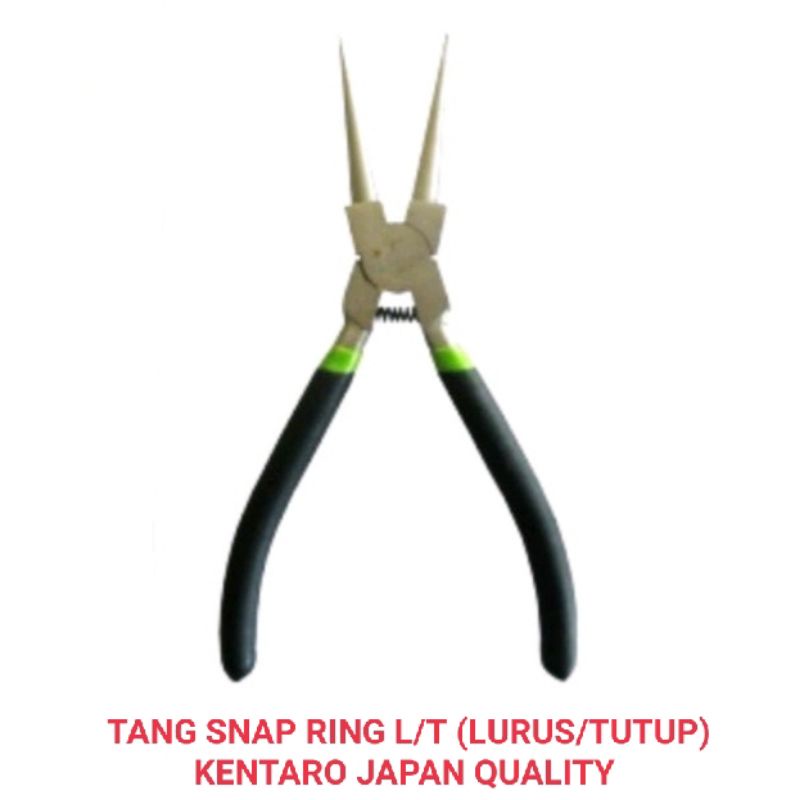 Tang snap ring 7&quot; L/T ( lurus/tutup) heavy duty kentaro japan quality