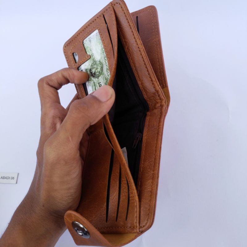 Dompet Kunci Magnet Kulit PU Kualitas Premium