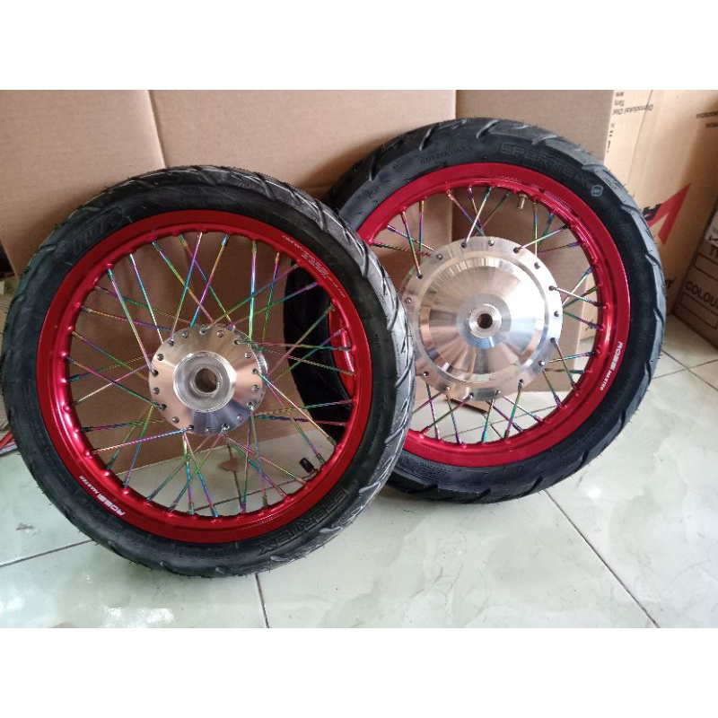 velg jari jari Fino 115/125 ring 14x160/140 plus ban