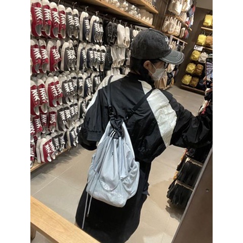 ▩♟Sera Millennium Spice Girls Street Fashion Baru Ransel Serut 2022 Versi Korea Baru Tas Sekolah Kasual Ransel Serbaguna