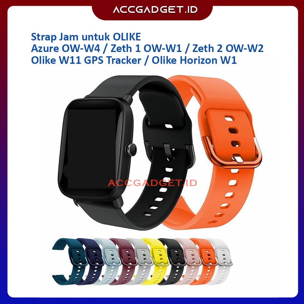 Tali Strap Jam 20mm Olike W4 Azure OW-W4 / Olike Zeth 1 OW-W1 / Olike Zeth 2 OW-W2 / Oike W11  - Act20 Sportband Colorful Strap