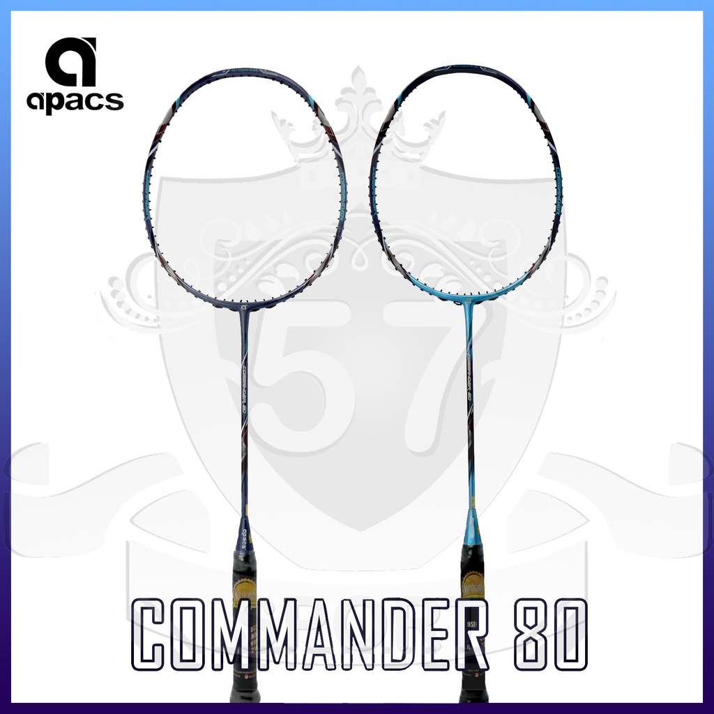Raket Original Apacs Commander 80 Bonus Senar & Tas Badminton