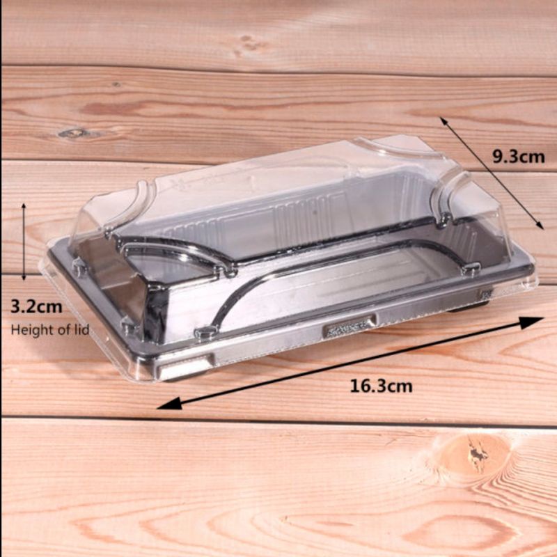 Sushi Tray/Mika Sushi/Sushi Box/Take Away Hitam Murah
