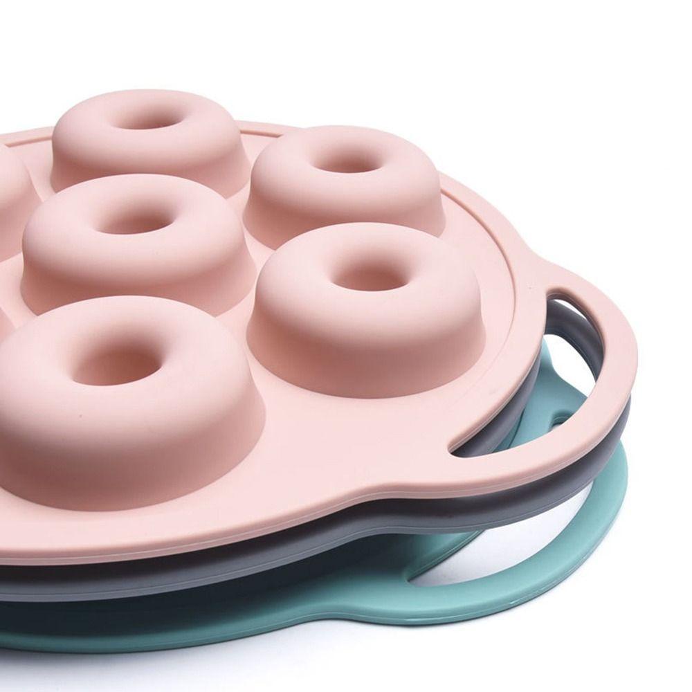 Top 3D Bentuk Donat Alat Dekorasi Kue Jelly Dome Muffin Cup Coklat Loyang Kue Baking Pan