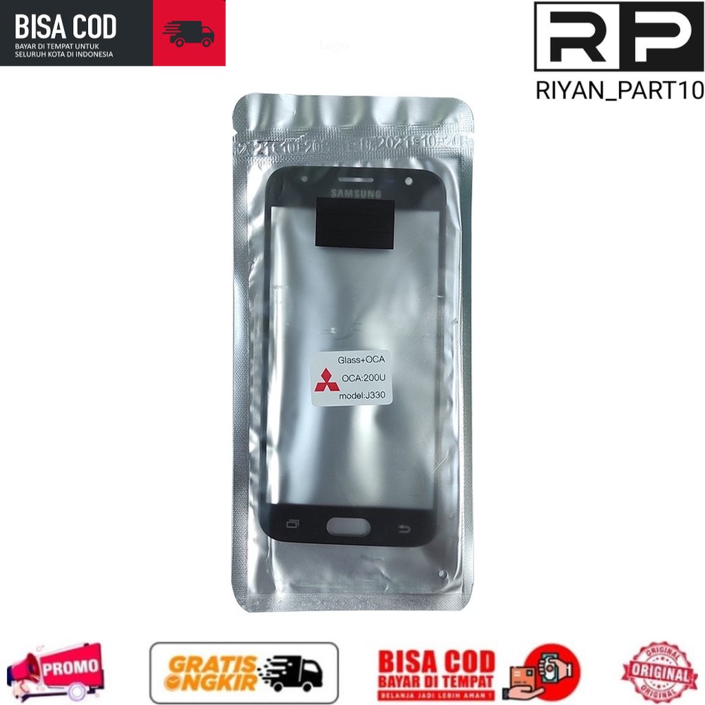 Kaca Lcd + Lem Oca SAMSUNG J330 J3 PRO 2017 Kaca Depan Kaca Touchscreen TS TC
