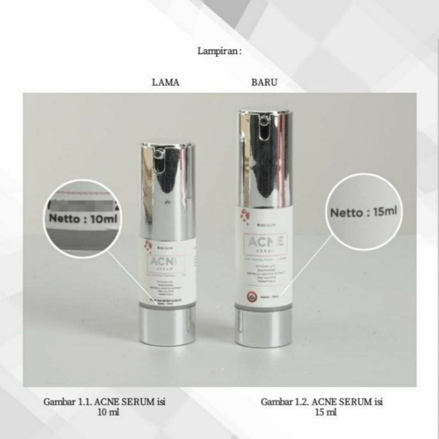 (80gr) SERUM ACNE MS GLOW NEW PACK 15ml ORIGINAL 100% KEMASAN LAMA NO BARCODE