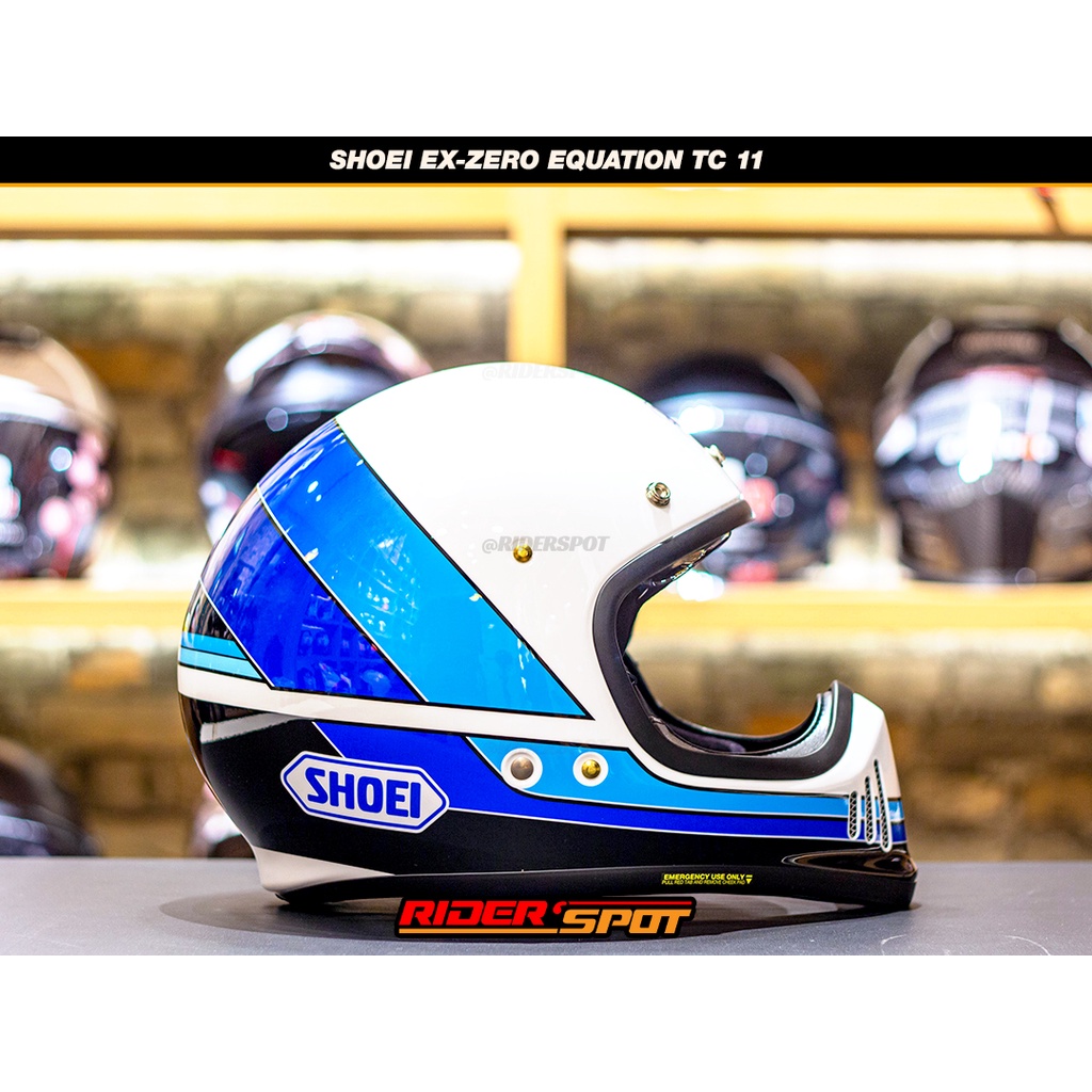 Helm Motor Shoei EX-ZERO Equation TC-11 Helmet Full Face Original