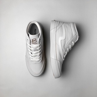 PATROBAS  New Ivan High Triple White Original Sepatu Sneakers Shoes Casual Pria Wanita Putih Polos