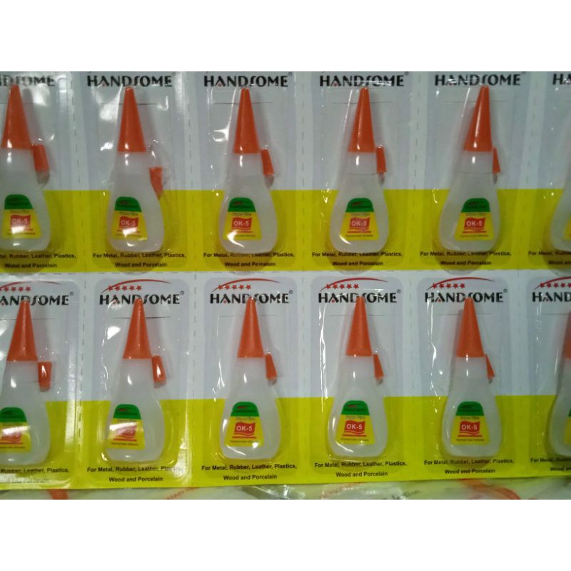 

LEM SUPER GLUE HANDSOME BOTOL (12 PCS)
